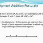 The Segment Addition Postulate Worksheet