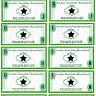 Reward Tickets For Students Printable