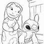 Stitch Surfing Coloring Pages
