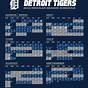 Detroit Tigers Schedule Printable 2023