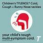 Tylenol Cold + Cough + Runny Nose Dosage Chart