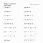 Exponents With Multiplication And Division Worksheet