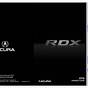 Acura Rdx Owner's Manual
