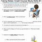 Crash Course Study Skills Worksheets Pdf