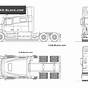 Semi-truck Sleeper Measurements Diagram