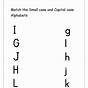 Match Letters Worksheets