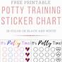 Potty Sticker Chart Printable