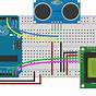 Ultrasonic Sensor Arduino Circuit Diagram