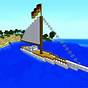 Small Minecraft Yacht