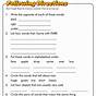 Free Printable Following Directions Worksheets