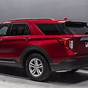 2020 Ford Explorer Xlt Red