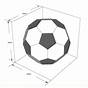 3d Soccer Ball Template Printable