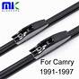 Toyota Camry 2002 Windshield Wipers Size