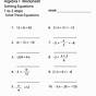 Solving Equations Worksheets With Answers Pdf