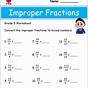 Improper Fraction Worksheets