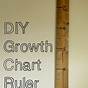 Handmade Diy Growth Chart