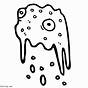 Free Slime Coloring Pages