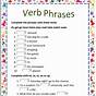 Verb Phrase Worksheets