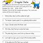 Irregular Verbs Worksheets With Answers