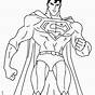 Superman Printable Coloring Pages