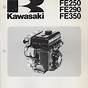 Kawasaki Fe290 Engine Manual