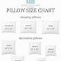 Throw Pillow Size Chart