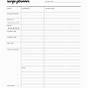 Printable Downloadable Recipe Template