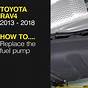 2013 Toyota Rav4 Fuel Pump Location