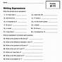 Expressions 5th Grade Worksheet