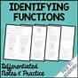Identifying Functions Worksheet 8th Grade