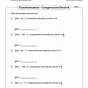 Transformations Of Linear Functions Worksheet Pdf