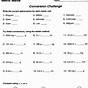 Metric System Conversion Worksheets