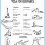 Printable Yoga Pose Chart