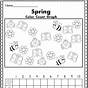 Easy Spring Count Graph Worksheet