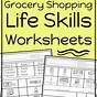 Grocery Store Worksheets For Life Skills