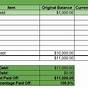 Debt Snowball Worksheet Excel