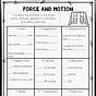 Force And Motion Printable Worksheet