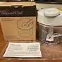 Pampered Chef Manual Food Processor