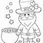 St Patrick's Day Coloring Pictures Printable
