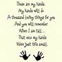 With My Own Two Hands Poem Printable