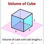 Volume Cube Worksheets