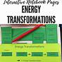 Energy Transformation Worksheet Answers 8th Grade