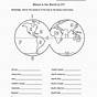 The Continents And Oceans Worksheets