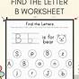 Find Letter B Worksheet