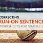 Fixing Run On Sentences Worksheets