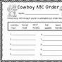 Cowboy Reading Worksheet