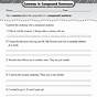 Compound Sentence Worksheet 6th Grade