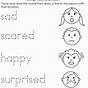 Feelings Worksheets For Kindergarten