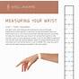 Wrist To Floor Measurement Chart