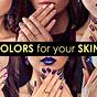 Fair Skin Skin Tone Nail Polish Color Matching Chart